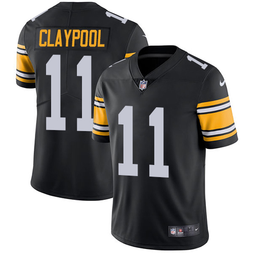 Nike Steelers #11 Chase Claypool Black Alternate Youth Stitched NFL Vapor Untouchable Limited Jersey